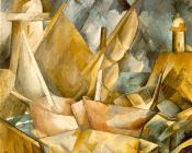 乔治勃拉克 - Harbor in Normandy